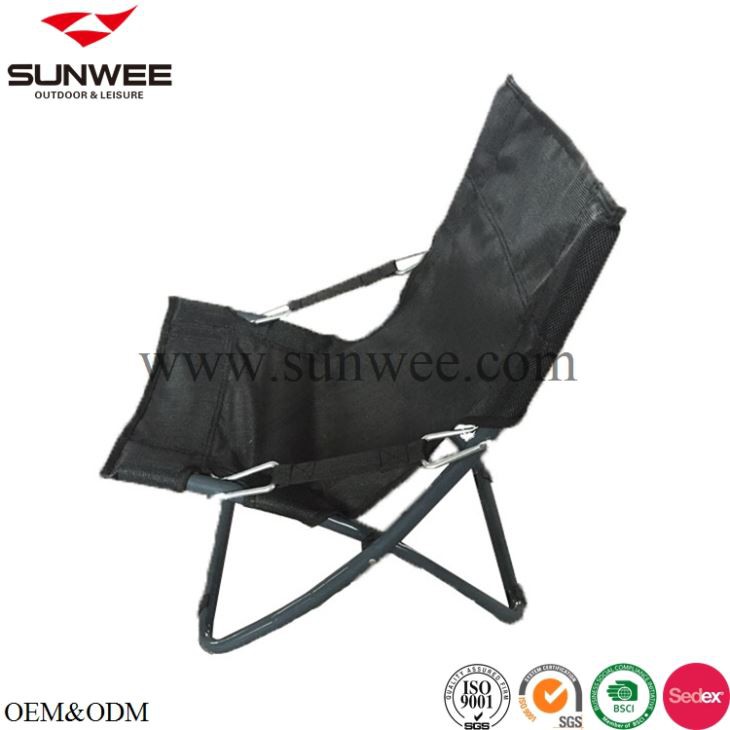 Mesh Lounge Reclining Folding Camp Chair